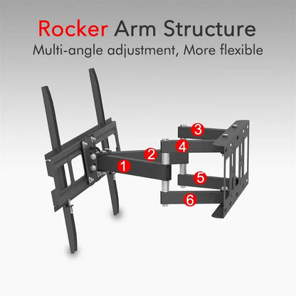 32-70 Inch Double Pendulum Large Base TV Stand Tmds-101 Bearing 50Kg/Vese600*400/Upper And Lower-10~ 10° by N/A