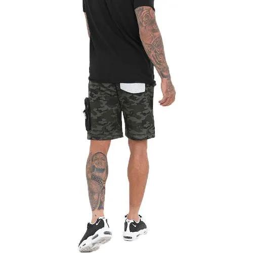 Mens Brave Soul MEIR Camo Shorts by Brave Soul