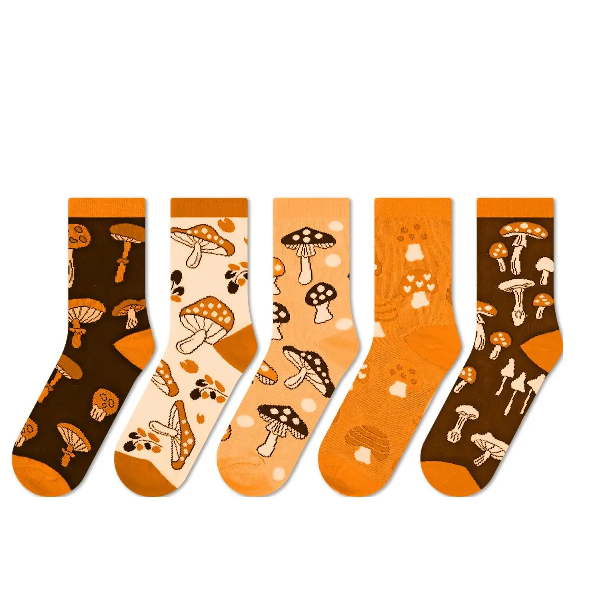 VINSANI MUSHROOMS SOCKS 5pk 1010416 by Vinsani