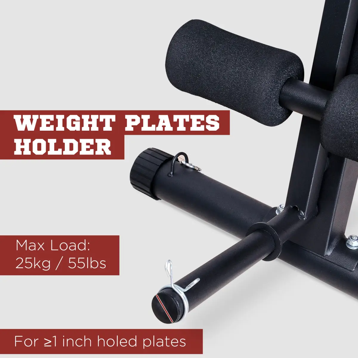 Foldable Dumbbell Bench Weight Training 7 Incline Adjustable Workout by HOMCOM
