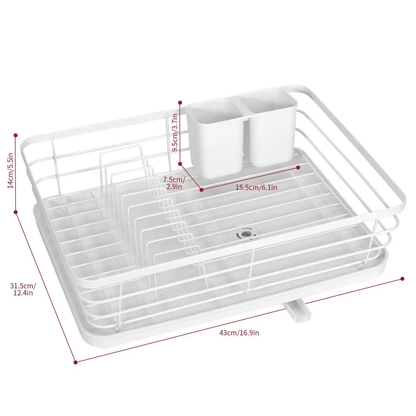 VINSANI WHITE DISH RACK 1010437 by Vinsani