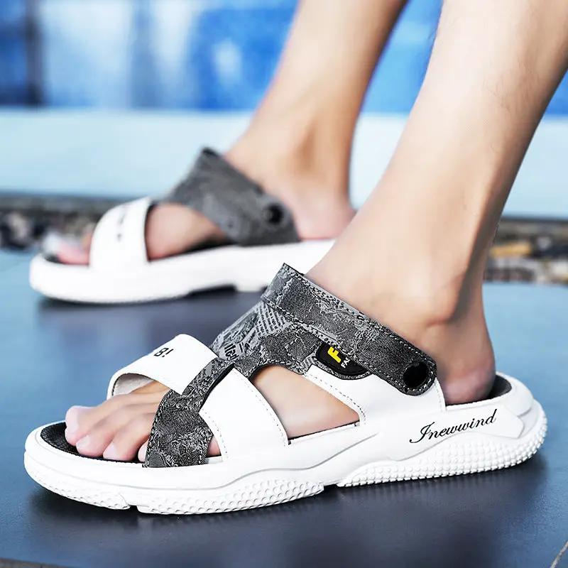 Summer Casual Outerwear Sandals And Slippers Beach Shoes Men by Dropshipman