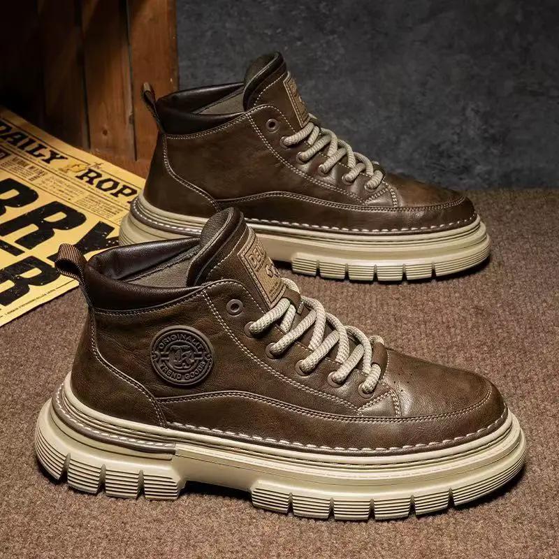 Men's High-top Winter British-style Retro Martin Boots by Dropshipman
