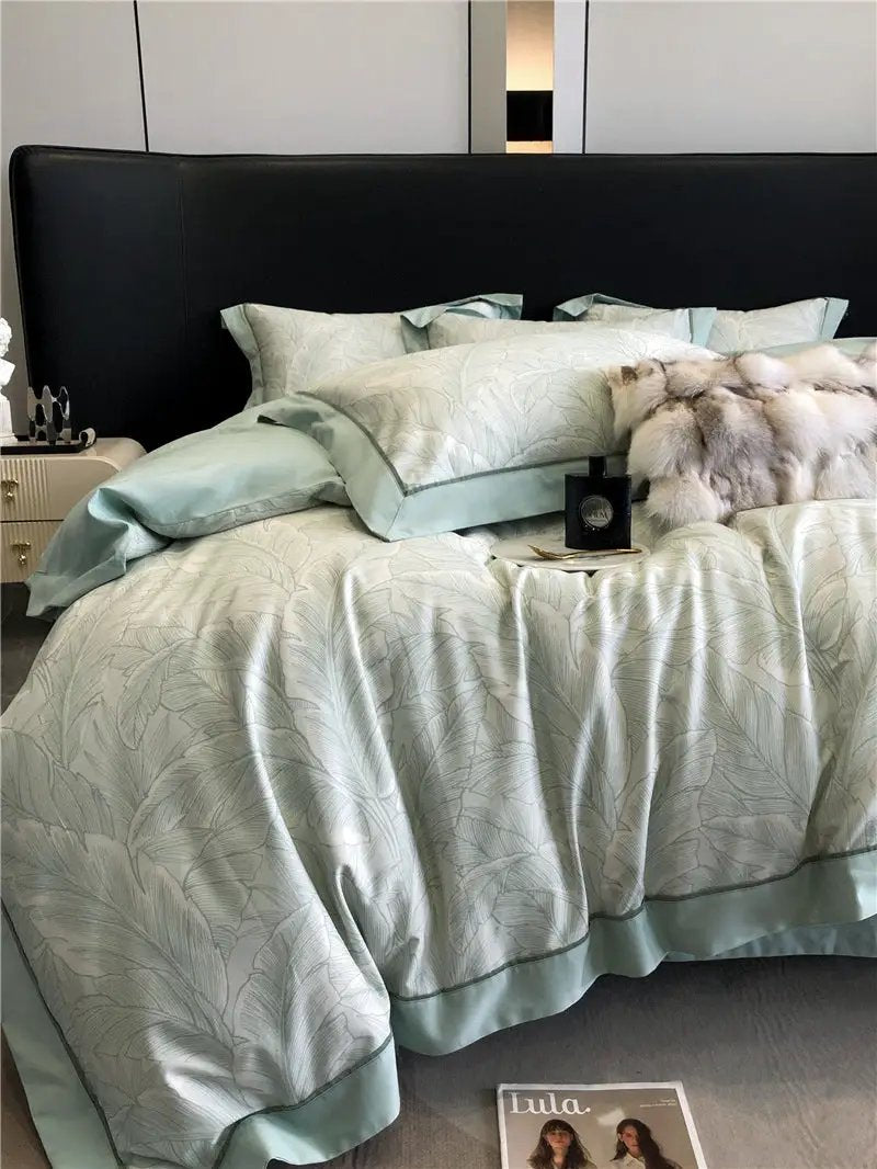 Long-staple Cotton Printed Four-piece Bedding Set Cotton Bedding by Dropshipman