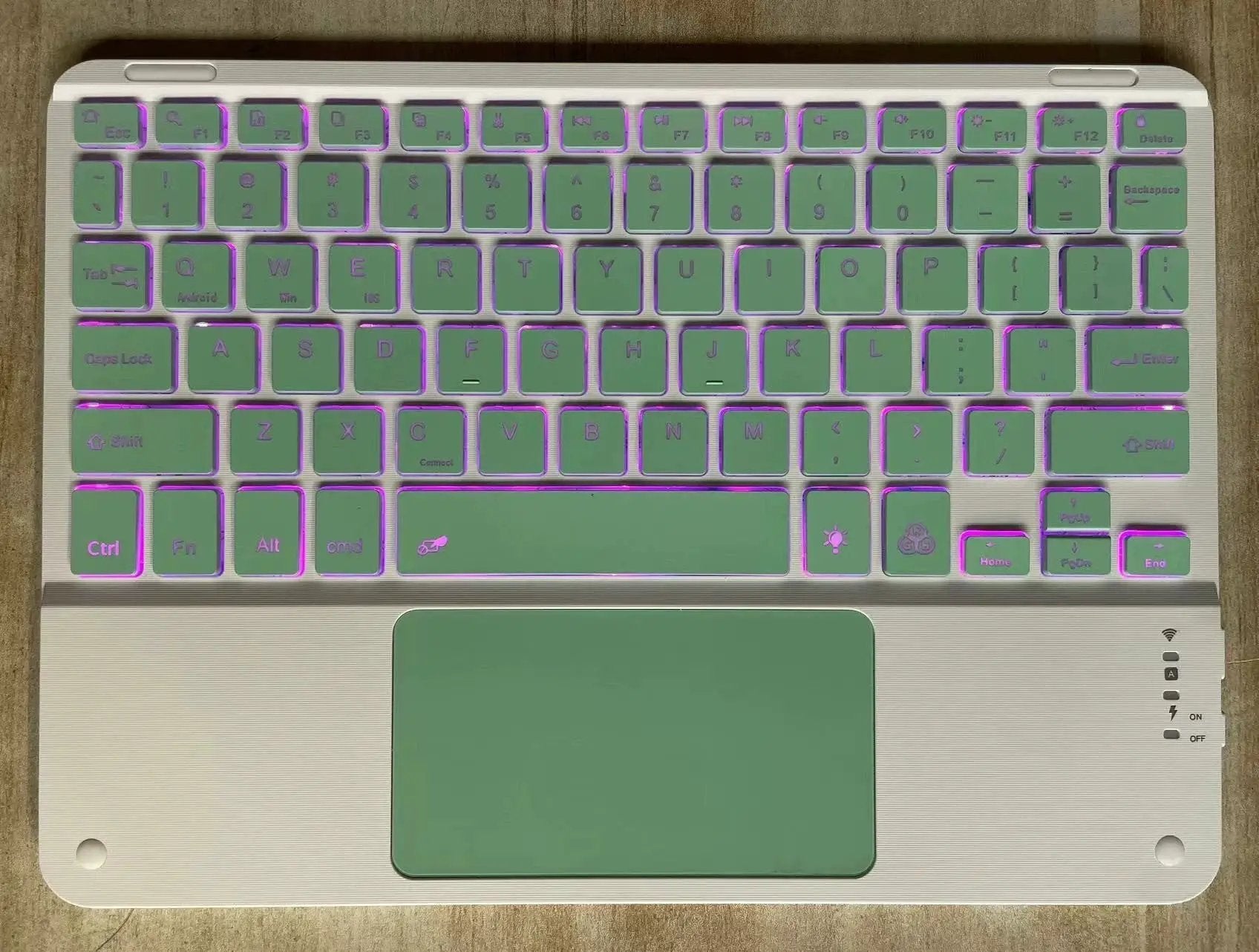 Bluetooth Keyboard With Touch For Mobile Phone Tablet Wireless Rechargeable by Dropshipman