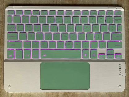 Bluetooth Keyboard With Touch For Mobile Phone Tablet Wireless Rechargeable by Dropshipman