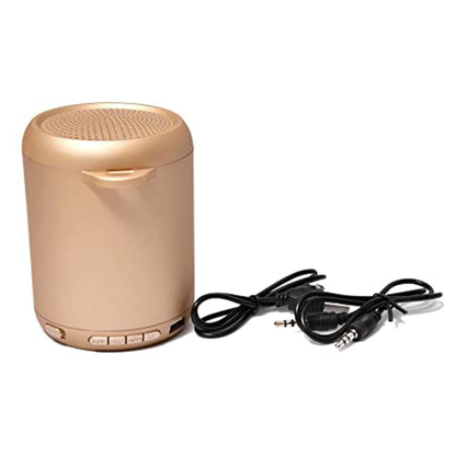NBY Small Sound Activate LED Light Bluetooth Speaker And Dancing Fountain, Gold by NBY