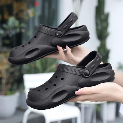 EVA Hole Shoes Beach Casual Baotou Sandals Non-slip Garden Clogs Shoes by Dropshipman