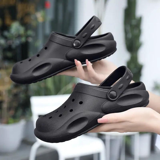 EVA Hole Shoes Beach Casual Baotou Sandals Non-slip Garden Clogs Shoes by Dropshipman