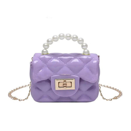 Pearl Hand One-shoulder Crossbody Chain Children's Bags by Dropshipman