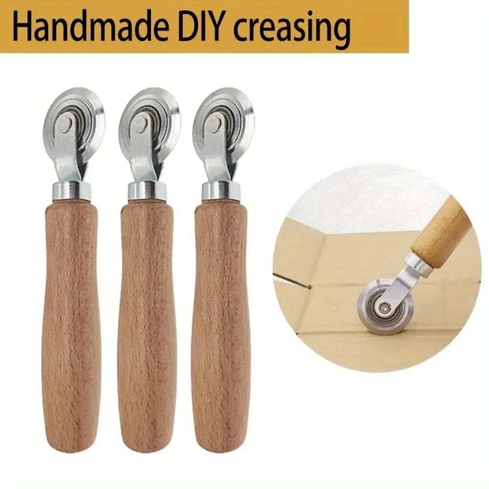 1 DIY Creasing Wheel - Craft Creasing Machine, Crease Creasing Tool, Home DIY, Ergonomic Handle by All Mart Bristol Ltd