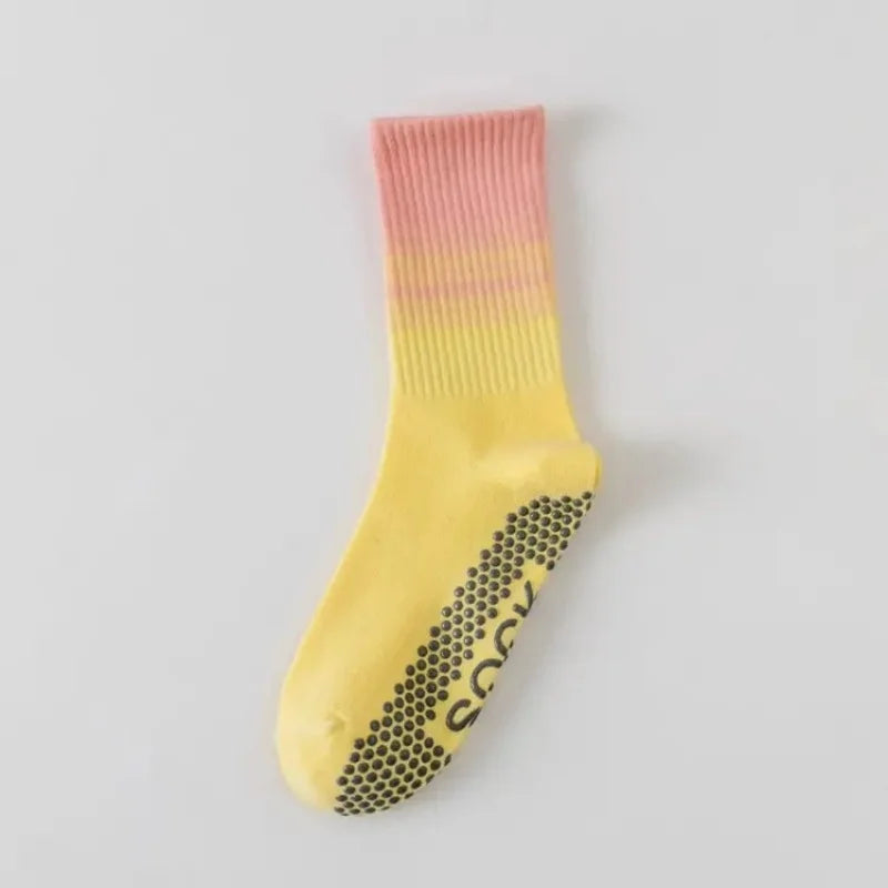 Dreamlikelin 1 Pair Women's Mid-Calf Yoga Socks, Professional Fitness & Pilates Socks Silicone Anti-Slip Grip Breathable Socks by All Mart Bristol Ltd