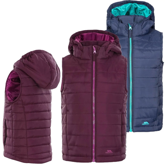Kids Trespass Aretha Gilet by All Mart Bristol Ltd