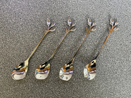 Silver Leafy Spoons by All Mart Bristol Ltd