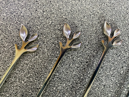 Silver Leafy Spoons by All Mart Bristol Ltd
