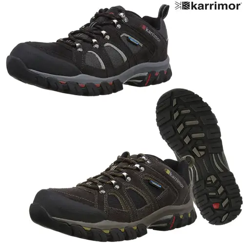 Mens Karrimor Bodmin IV Weathertite Low Rise Waterproof Hiking Shoes by All Mart Bristol Ltd