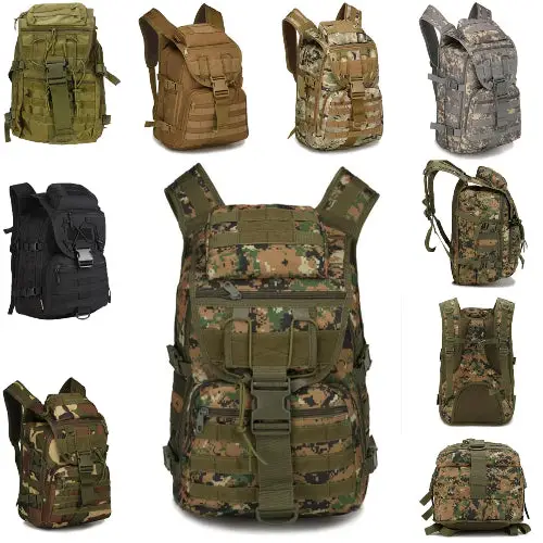 40L A45329 - Molle Tactical Backpack - by All Mart Bristol Ltd