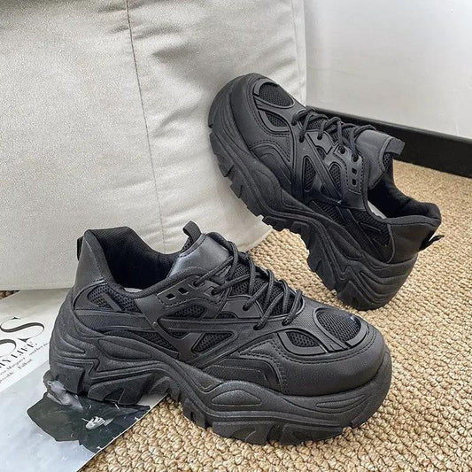 Thick-soled Breathable Single-lined Platform Dad Shoes by Dropshipman