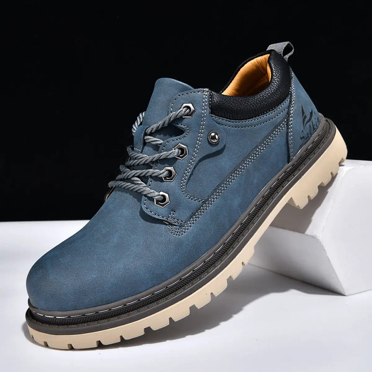 British-style Work Boots For Trendy Men by Dropshipman