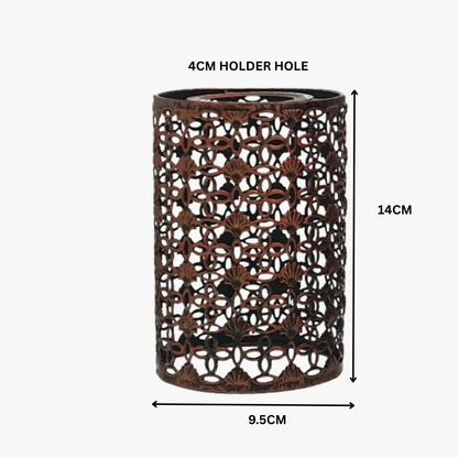 Rustic Red Colour Drum Lampshade Modern Metal Shade Retro Style~2452 by All Mart Bristol Ltd
