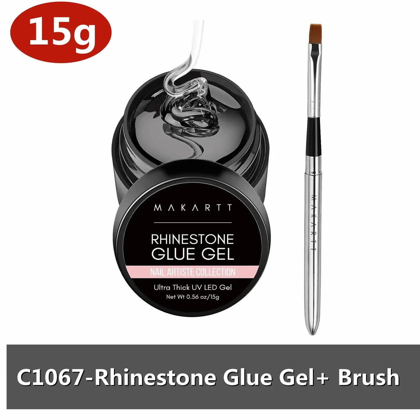 Makartt Nail Rhinestone Glue, Gel Nail Glue for Rhinestones for 3D Design Super Strong Adhesive Nail Gem Glue for Christmas DIY by All Mart Bristol Ltd