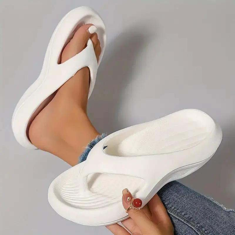 Women's Thick-soled Flip-flops Non-slip Non-stinky Slippers by Dropshipman