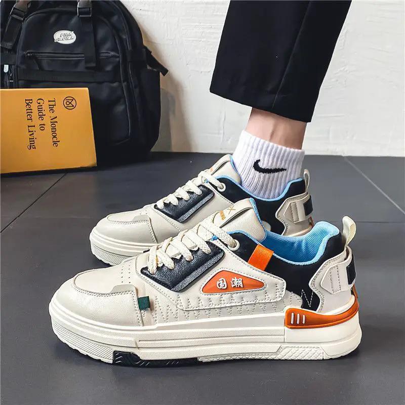 Spring New National Trendy Style Sports White Shoes Student Versatile Casual Sneakers by Dropshipman