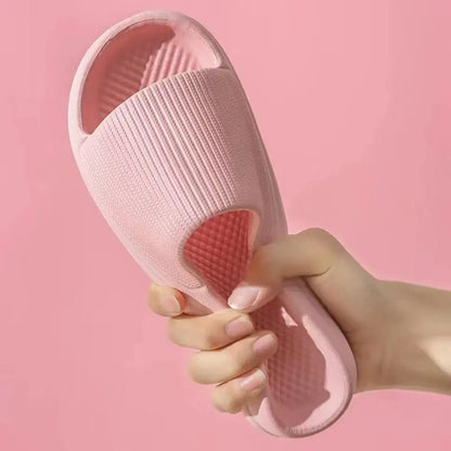 Soft Sole Massage Shower Shoes for Women Men Couples Waterproof Non-slip Home Leisure Fashion Bathroom Slippers by All Mart Bristol Ltd