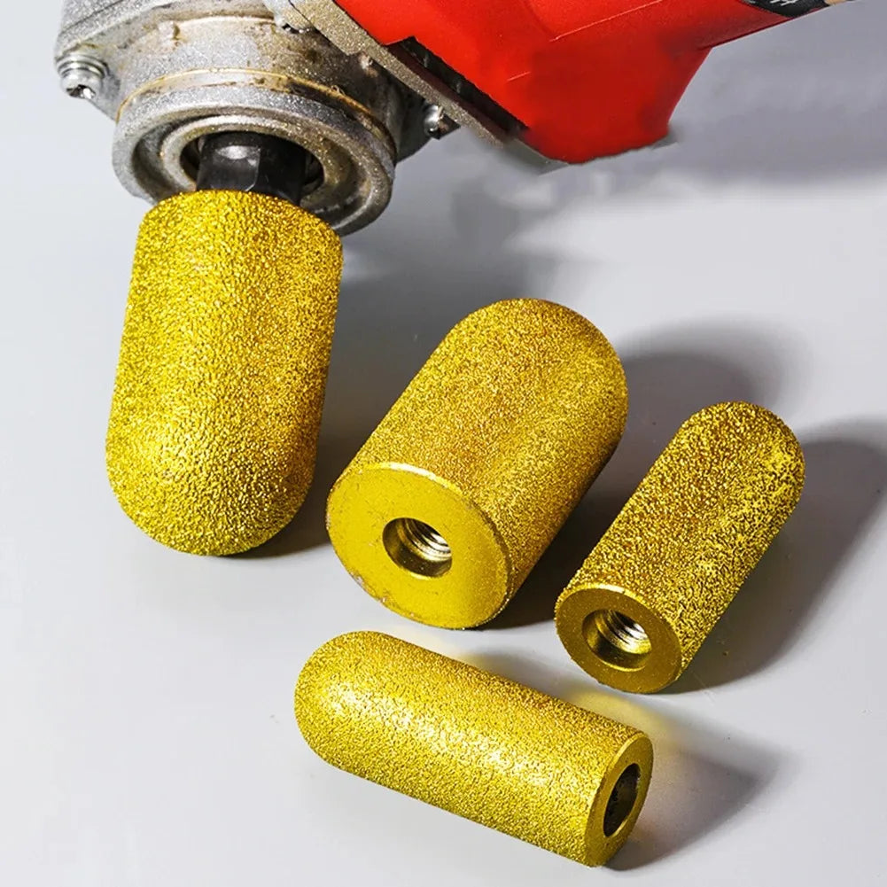 M10 Diamond Brazed Backwater Grinding Wheel Finger Bit Milling Cutter Trimming Abrasive Round Head for Dressing Quartz Stone by All Mart Bristol Ltd