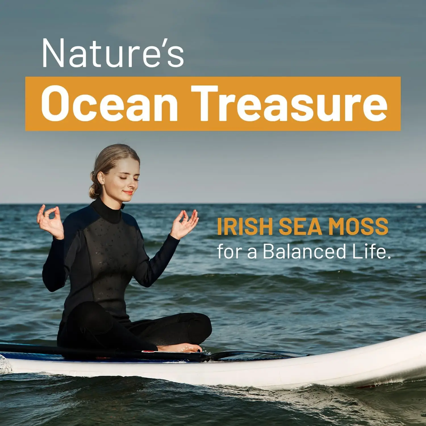 Irish Sea Moss Tablets High Strength 6000mg – Irish Sea Moss Supplement 120 Vegan Tablets High Potency - UK Made - Non-GMO by Prowise by All Mart Bristol Ltd