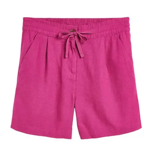 Womens Linen Summer Shorts - 2574 by All Mart Bristol Ltd