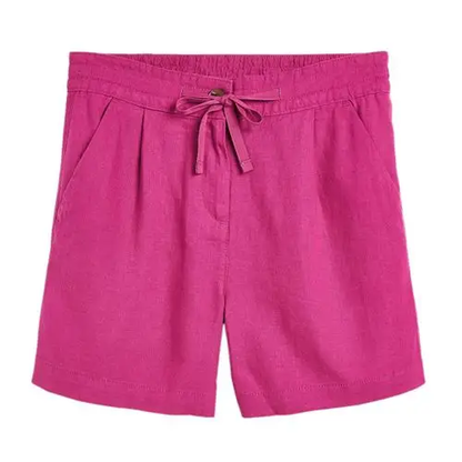 Womens Linen Summer Shorts - 2574 by All Mart Bristol Ltd