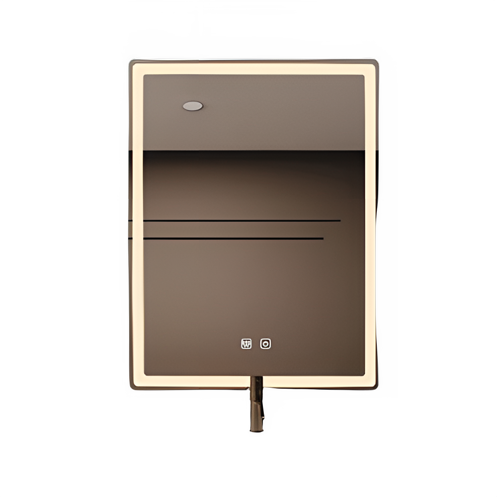 Rectangular Smart Beauty Makeup Bathroom Mirror With 3 Color Light Defogging Touch Button Vantiy Wall Hanging Bathroom Mirrors by All Mart Bristol Ltd