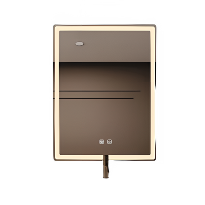 Rectangular Smart Beauty Makeup Bathroom Mirror With 3 Color Light Defogging Touch Button Vantiy Wall Hanging Bathroom Mirrors by All Mart Bristol Ltd