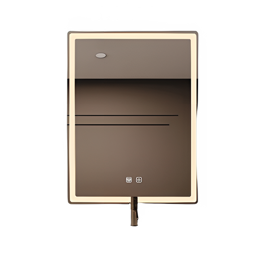 Rectangular Smart Beauty Makeup Bathroom Mirror With 3 Color Light Defogging Touch Button Vantiy Wall Hanging Bathroom Mirrors by All Mart Bristol Ltd