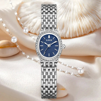 LIGE Fashion Elegant Quartz Woman Watch Classic Luxury Simple Dial Waterproof Ladies Bracelet Women's Wristwatch Clock Gift New by All Mart Bristol Ltd