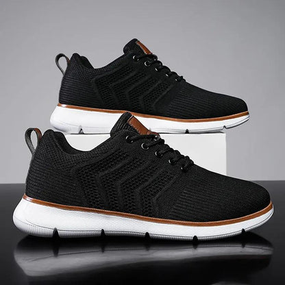 Plus-size Mens Shoes Flyknit Mesh Shoes Casual Sports Shoes by Dropshipman
