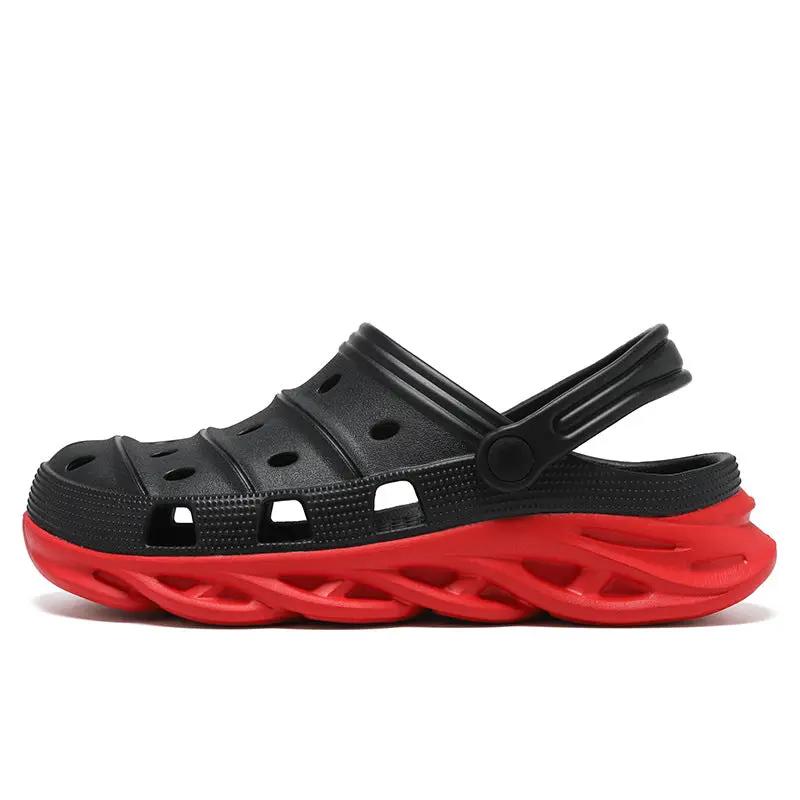 Hole Sandals Men's Non-slip Closed Toe Lightweight by Dropshipman