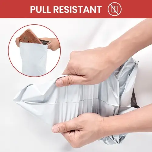 MAIL M 100 - Poly Mail Bags Medium Size 10"x14" Waterproof, Tear-Resistant, Self-Seal Postal Bags - 100 Pieces by All Mart Bristol Ltd