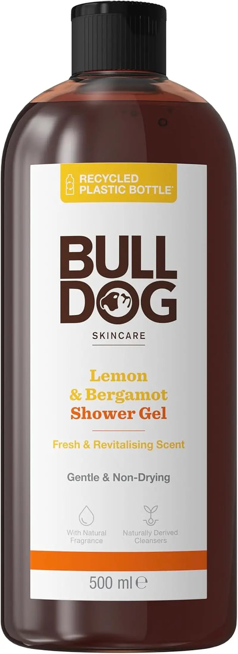 Revitalize Your Shower Routine with Skincare Lemon & Bergamot Shower Gel for Men - 500ml Natural Refreshment! by All Mart Bristol Ltd