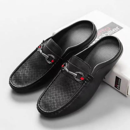 Men's Slip-on Loafer Shoes Large Size Leather Shoes by Dropshipman