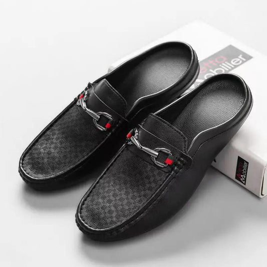 Men's Slip-on Loafer Shoes Large Size Leather Shoes by Dropshipman
