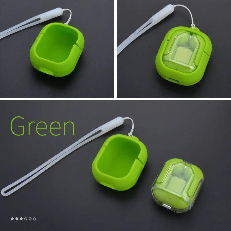 New Mini Transparent Wireless Bluetooth Headset Digital Display ENC Noise Reduction True Wireless Sports Music by Dropshipman