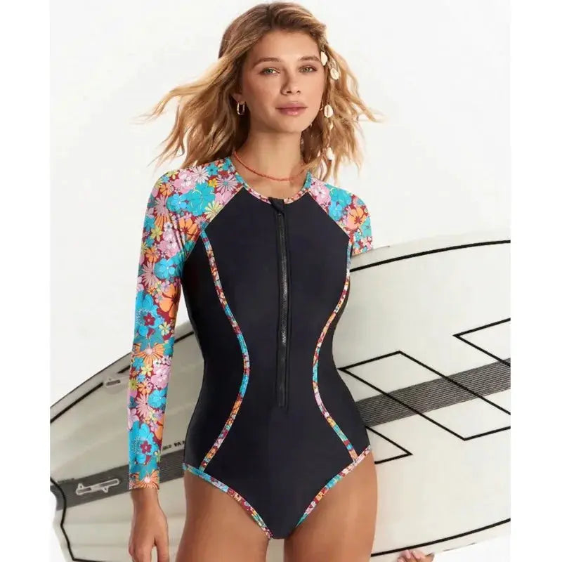 Mesh Sleeve Sexy Swimsuit Women Summer Bathing Suit Bikini Set Long Sleeve Swimwear Beach Swimming Suit For Female Купальник by All Mart Bristol Ltd