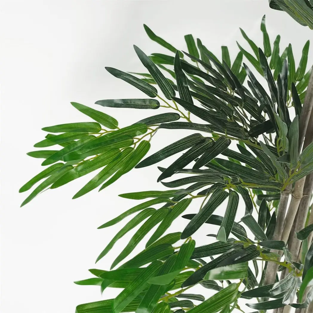 180cm (6ft) Artificial Bamboo Plants Trees Natural Green XL by Leaf