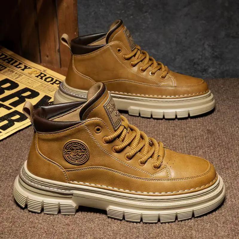 Men's High-top Winter British-style Retro Martin Boots by Dropshipman