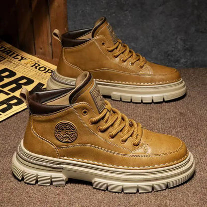Men's High-top Winter British-style Retro Martin Boots by Dropshipman