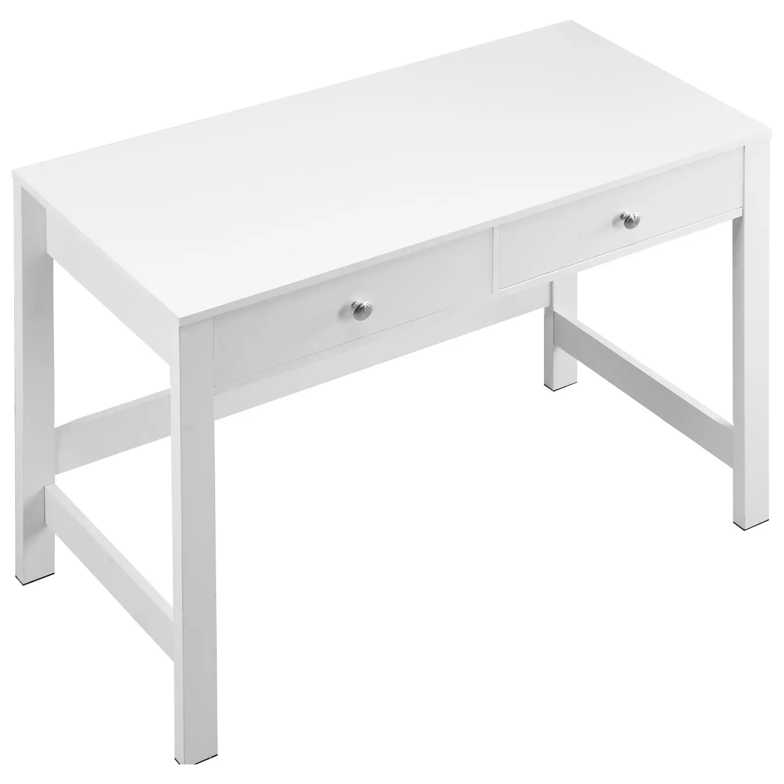 VEVOR Small Desk with Drawers, Kids Desk for Bedroom, Modern Simple Study Table for Drawing, Reading, Writing, Rectangle MDF Furniture Study Storage Table for Home, Office, White by All Mart Bristol Ltd