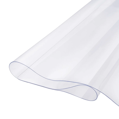VEVOR Plastic Table Cover, 54 x 54 Inch 2.0 mm Thick Clear Table Protector, Square PVC Desk Mat, Waterproof & Easy Cleaning Desk Pad Tablecloth, for Office Dresser Dining Room Table Night Stand by All Mart Bristol Ltd