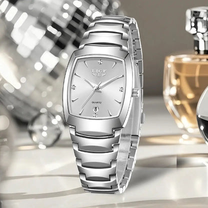 LIGE 2026 new Women's Watch Business Luxury Ladies clock Fashion quartz Simple Watch for Women Gift Women's wristwatch reloj+BOX by All Mart Bristol Ltd
